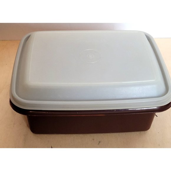 Tupperware | Kitchen | Vintage Tupperware 254 Ice Cream Keeper Brown ...